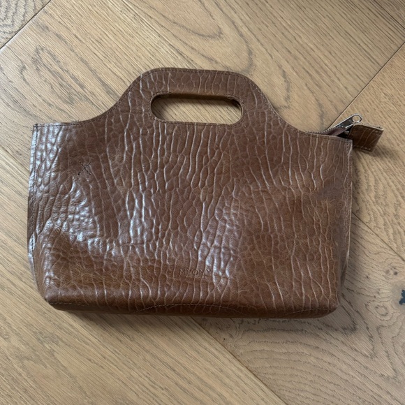Myomy My Carry Bag - Sustainable Purses - Brown Leather - NWOT - Picture 2 of 11